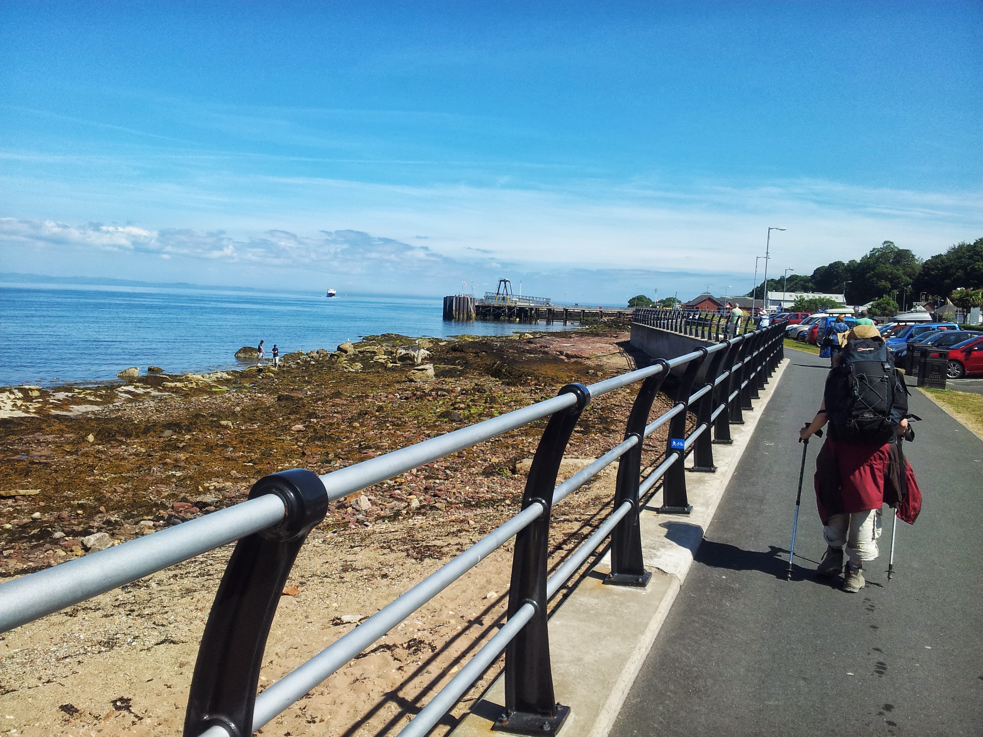 Mrs ER marches to the ferry